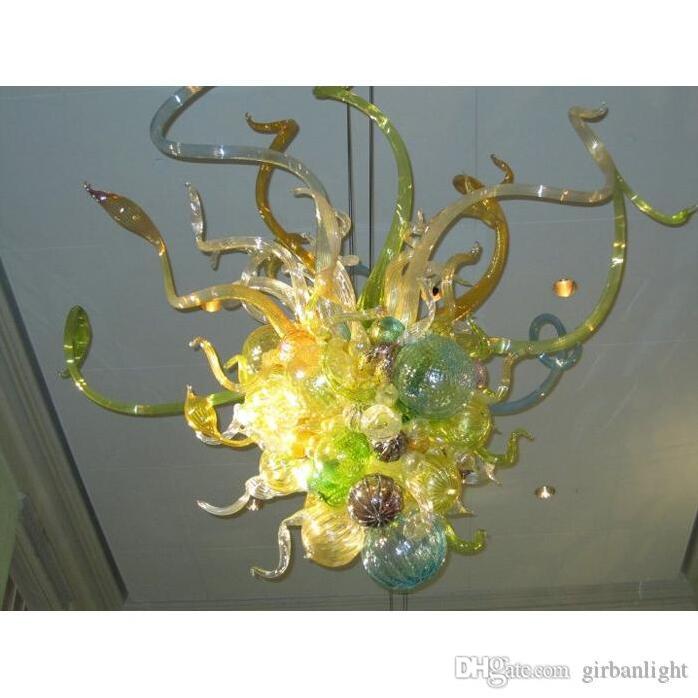 

Flower Designed Hand Blown Murano Glass Chandelier Light Modern Art Deco Custom Made Borosilicate Glass LED Home Decor Mini Cheap Chandelier