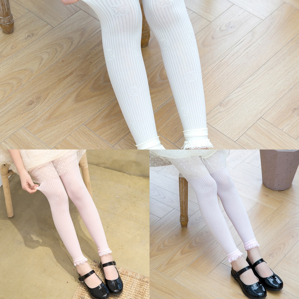 baby girl footless tights