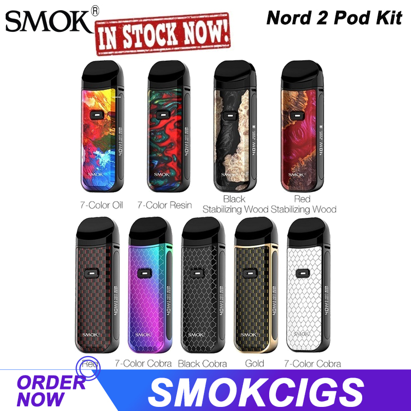 

SMOK Nord 2 Pod Kit 1500mAh battery with 4.5ml Nord 2 Pod & RPM POD Fit Nord Coil /RPM Coil vs RPM80 Authentic, Multi=leave us message
