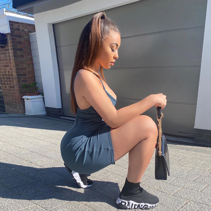 

New Spring Woman Yoga Pants Gym Leggins High Waist Sport Leggings Women Fitness Running Pants Print Sports Pant, Black