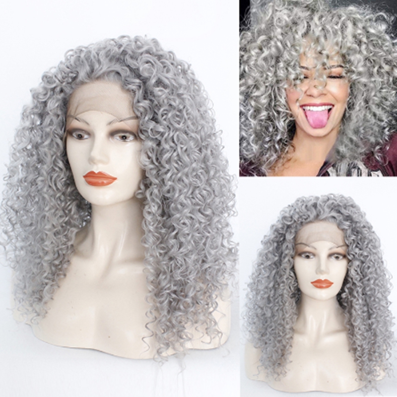 perruque demi tete afro