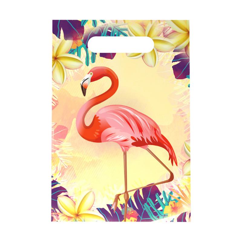 

New Flamingo Theme Party Gift Bag Children's Birthday Party Supplies Eco Bag Birthday Gift Storage Flamingo Cartoon