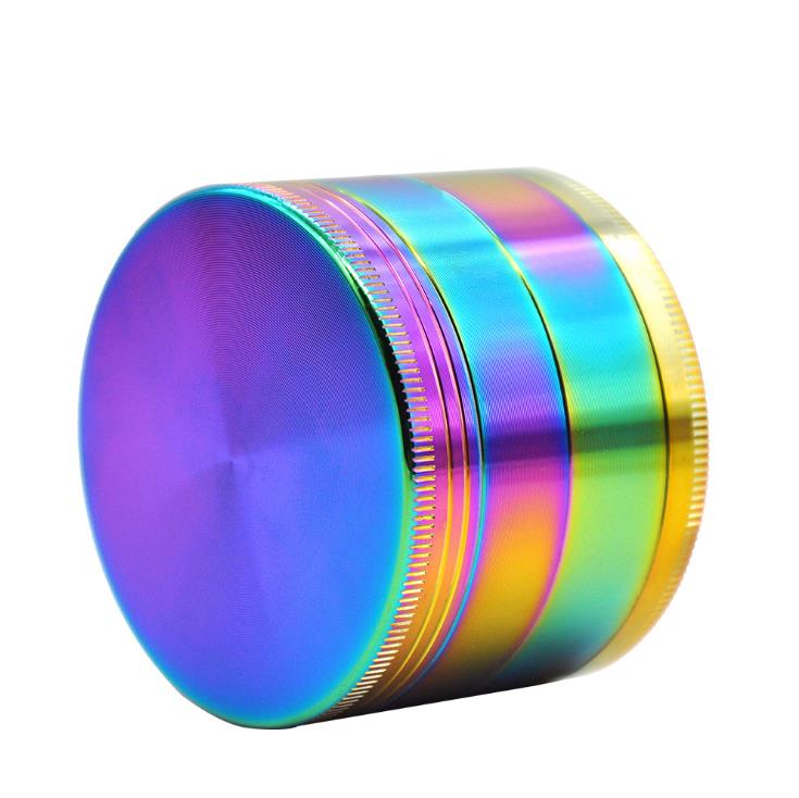 

Smoke Smoke Grinder with 58mm Diameter and 4 Layers of Colorful Zinc Alloy