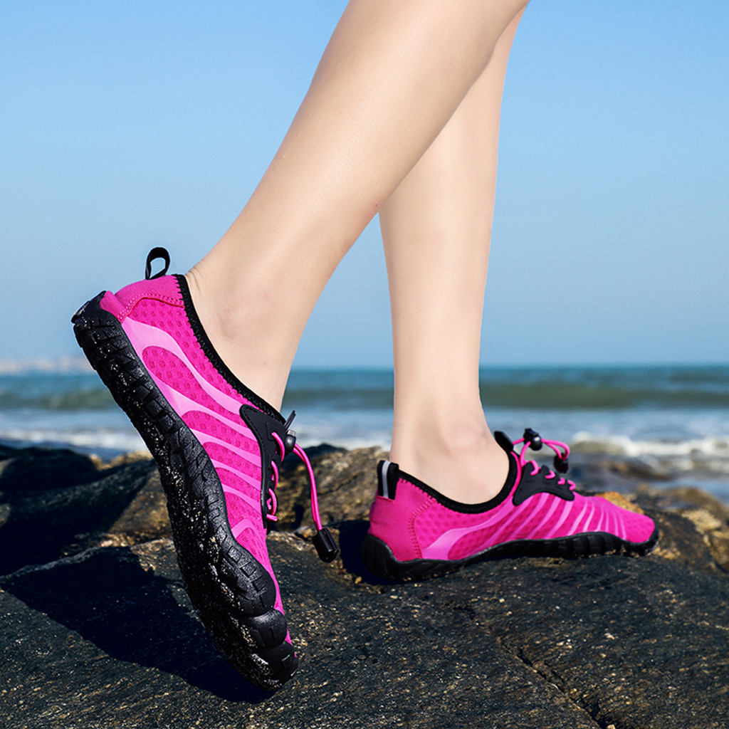 

Fashion Womens Water Shoes Sport Quick Dry Barefoot Socks Swim Beach Walking Yog womens sneakers