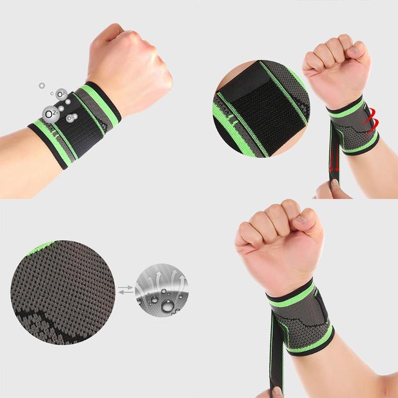 

Unisex Breathable Adjustable Sports Wristband Waist Support Outdoor As Picture Fastening Tape Wrap Bandage
