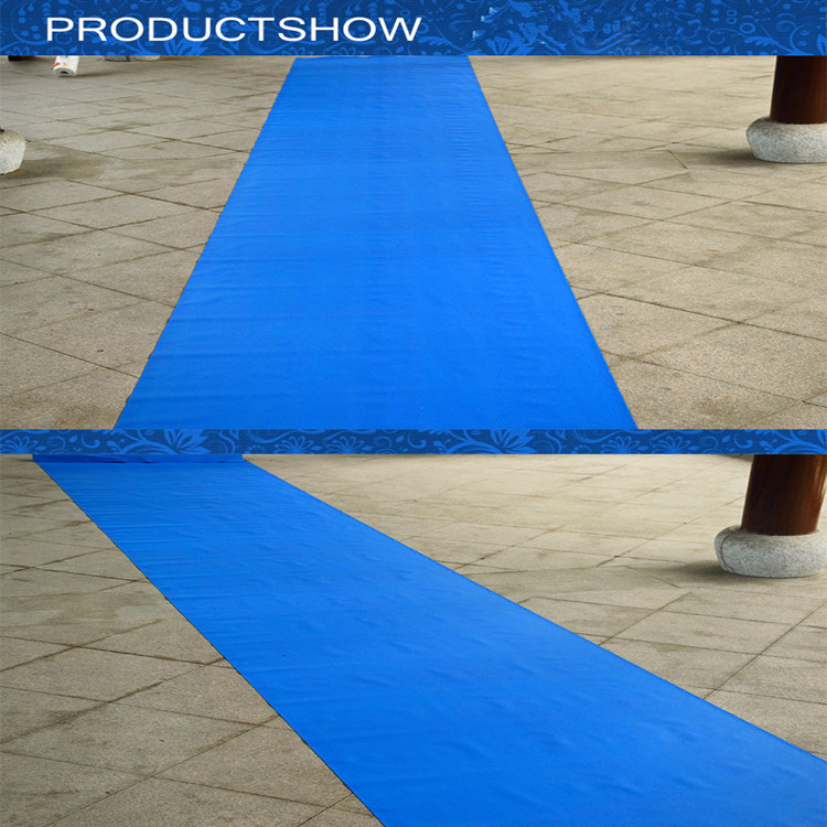 

20 Meters/roll Blue Wedding Theme Nonwoven Fabric Carpet Aisle Runner For Wedding Party Decoration Supplies Free Shipping 05