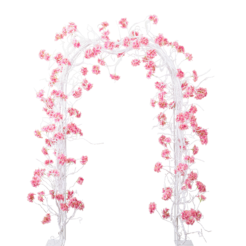

300CM Artificial Long Wisteria Flowers Vine Silk Hydrangea Rattan Tree Branch Wedding Arch Party Decoration Wall backdrop flower, Blue