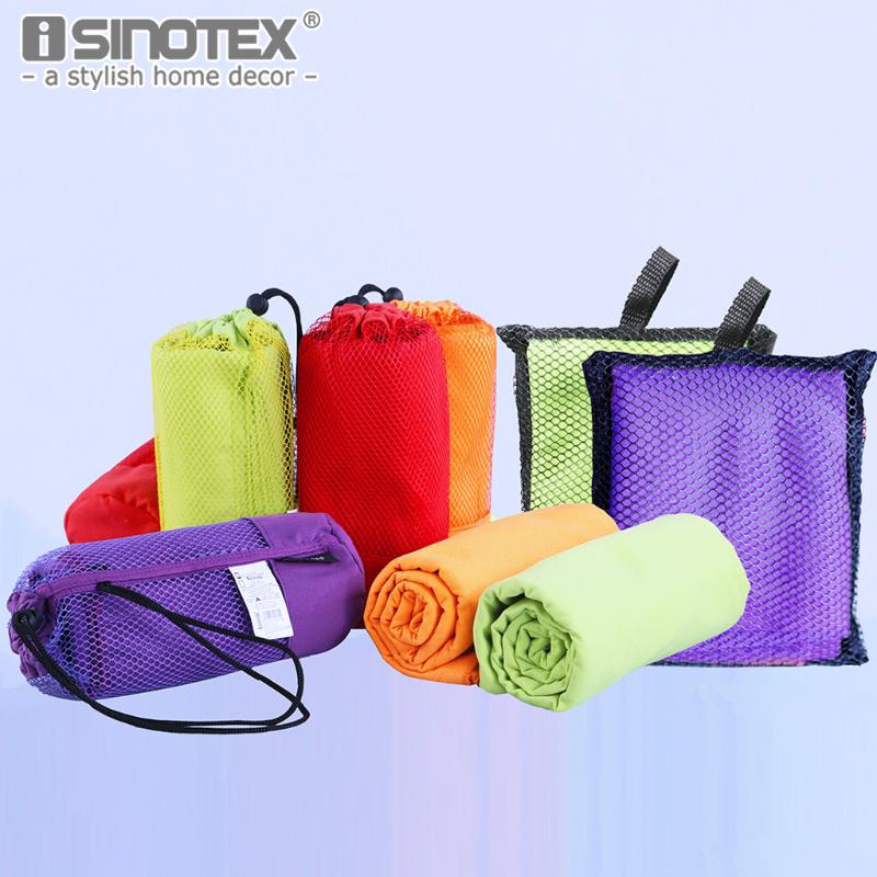 

40x75cm Microfiber Sports Towel Travel Jogger Cloth With Bag toalha de esportes Camping Swim Gym Washcloth 5 colors 1pcs/lot, Red 40x75cm