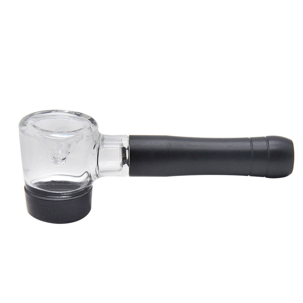 

Tobacco Pipe Creative Shape Lightweight Portable Silicone Glass Pipe Gift Box Packaging With Pass Base Smoking Tool