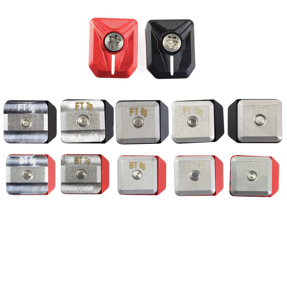

5g Golf M1 Driver (5g/7g/9g/11g/13g) Weights Black + Red color Golf Putter Weights Screws