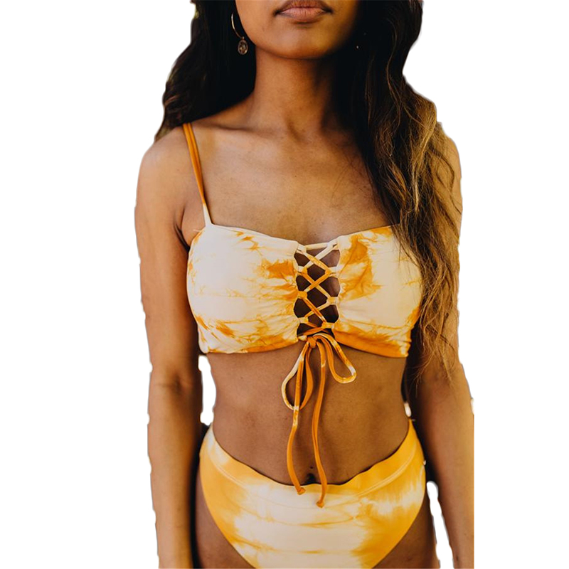 

Support dropship padded string bikini strappy high waist