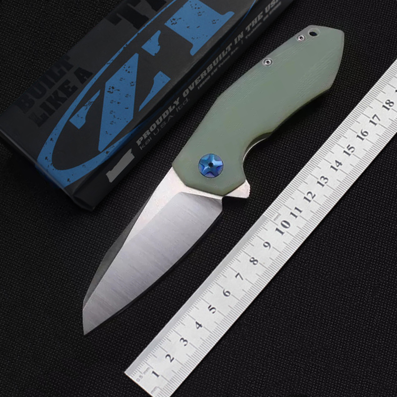 

Folding Knife Zero Tolerance ZT0456 Ball Bearing pocket knife D2 blade G10 handle Utility Outdoor Camping knives Hunting Survival edc Knife
