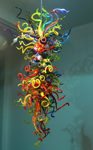 

Fancy Pure Multi Colored Dale Chihuly Glass Chandelier Light Large Size Hot Sales Elegant 110-240V Pendant Lamps