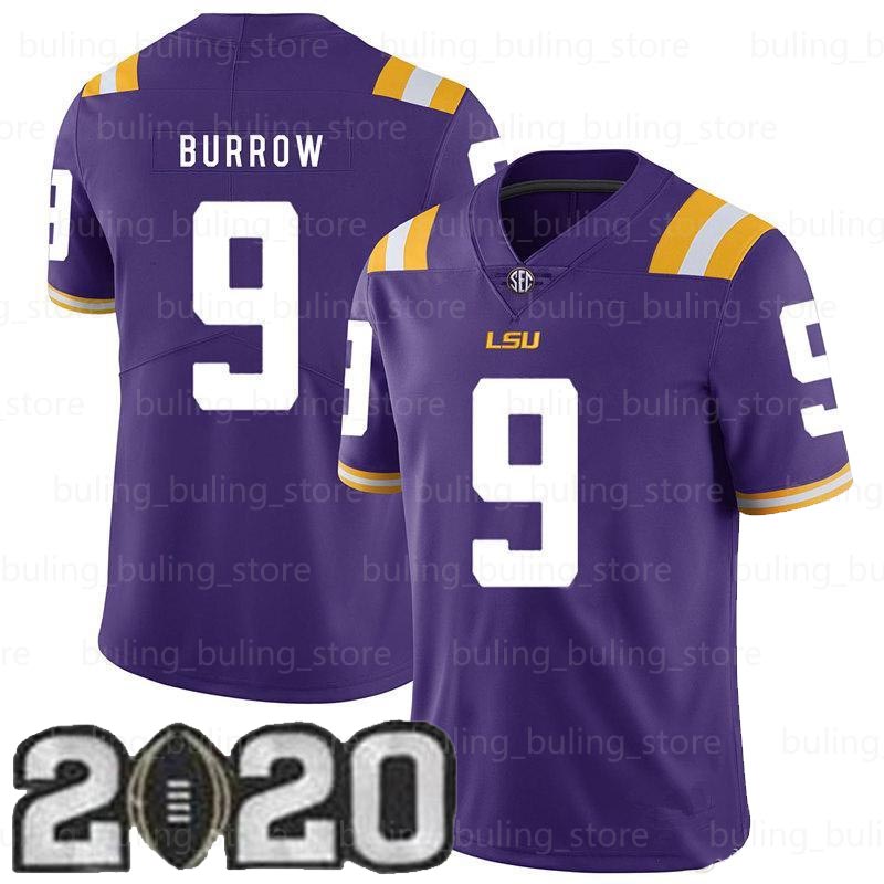 

9 Joe Burrow Jersey LSU Tigers College Jerseys NCAA 16 Trevor Lawrence 9 Travis Etienne Jr. Clemson Tigers 26 Saquon Barkley Football, Ncaa(shizihui)