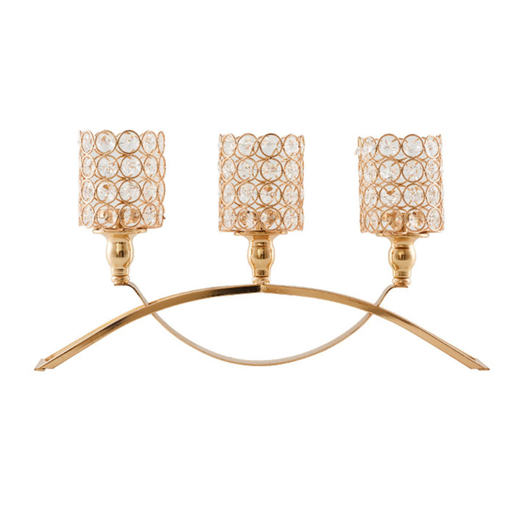 

Christmas Decorations Valentines Crystal Candle Holders Christmas Gift for Festival Home Decoration