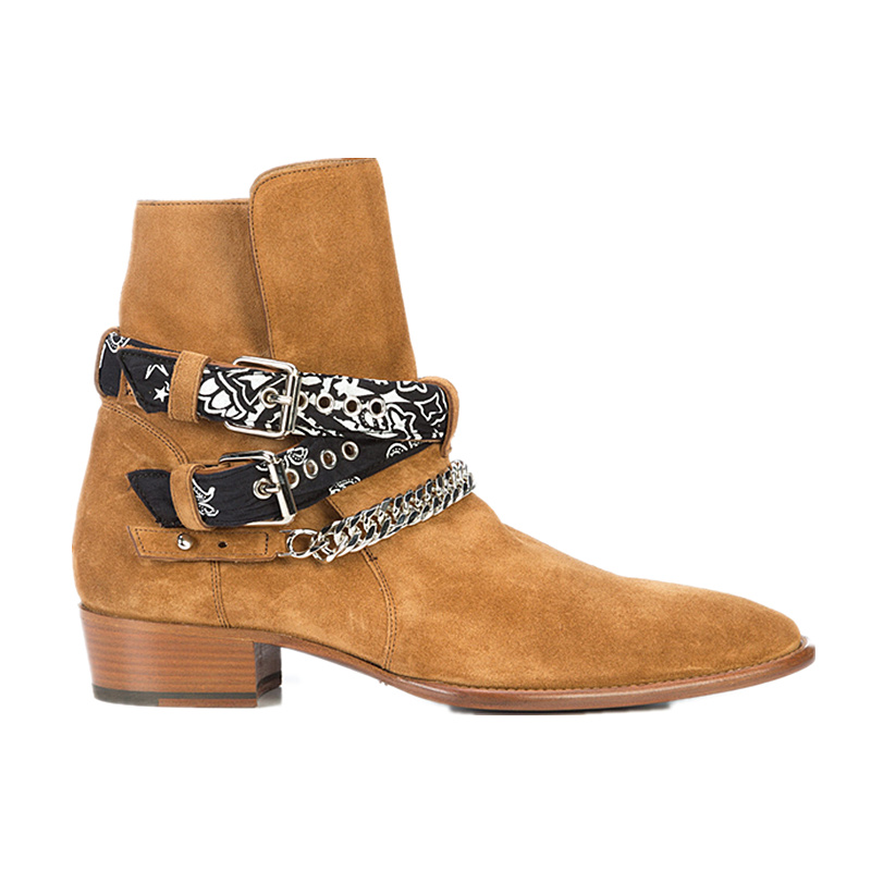 botas vaqueras cortas hombre