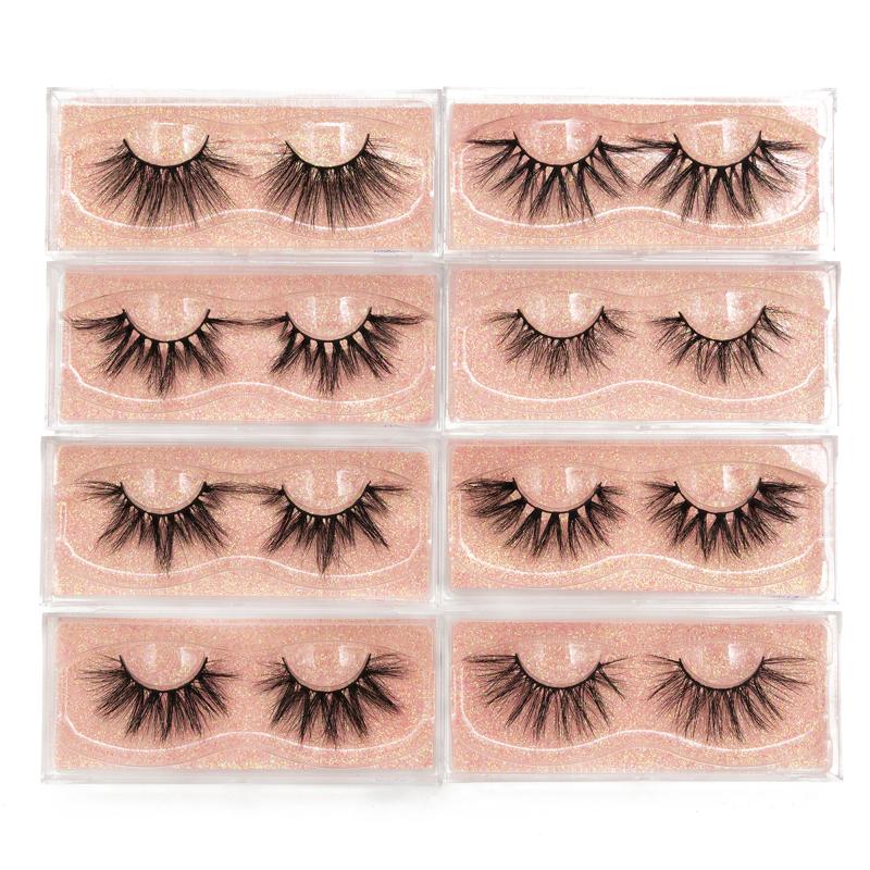 

Mink Eyelashes 3D Mink 100% Cruel Eyelashes Handmade Natural Reusable Small False Eyelash Makeup