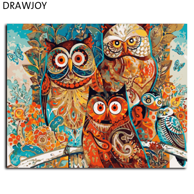 

Frameless Oil Painting By Numbers Wall Art DIY Oil Painting By Numbers On Canvas Home Decoration For Living Room 40*50CM GX8849