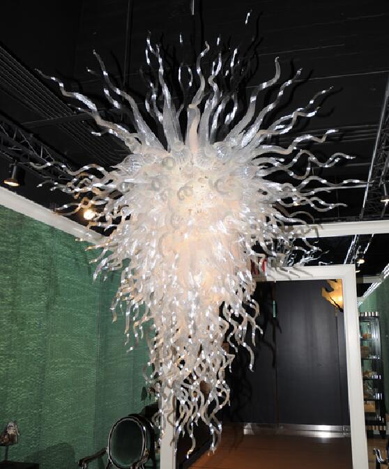 

Promotion White Lamps Pendant Lamp Modern Chandeliers Lighting Home Decoration Handmade Blown Glass Luxury DIY Chandelier Pendant-Light