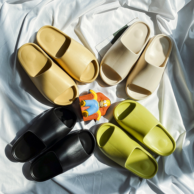 

2020 Summer New Men's Shoes Coconut Slippers Platform Slippers Popular Men's Beach Shoes Cool Wear Sandals, Beige