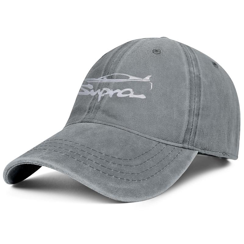 

Stylish Toyota Supra Classic Outline Unisex Denim Baseball Cap Design your own Team Hats TO-YOTA TRO GAZOO Racing Development To-yota, Blue;gray