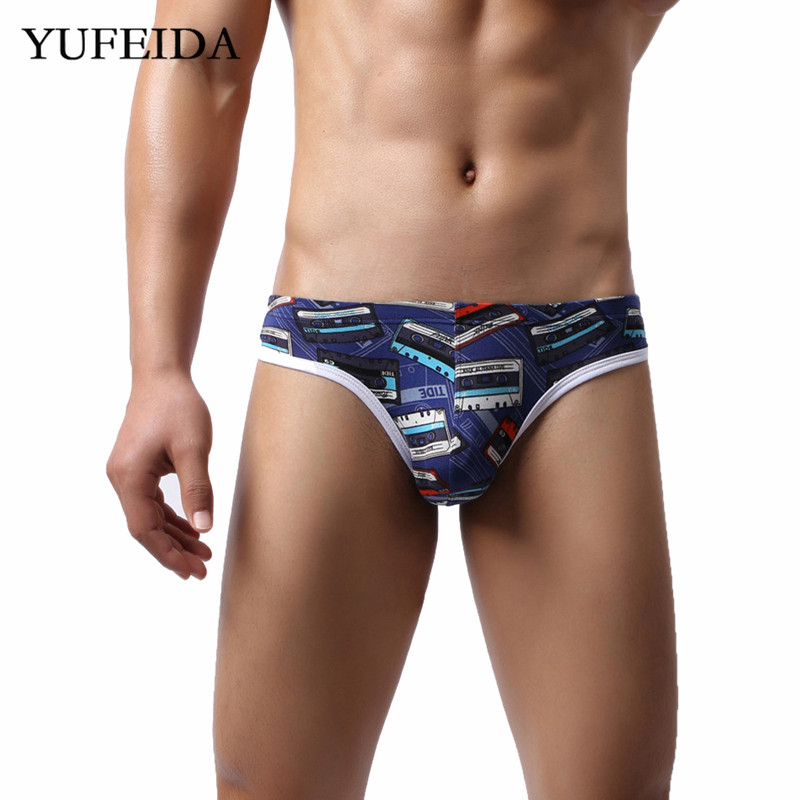 

Mens Sexy Underwear Gay Soft Comfortable Mens Briefs Cueca Masculina Bulge Pouch Jock Strap Man Underpants Male Bikini Panties, 1pcs