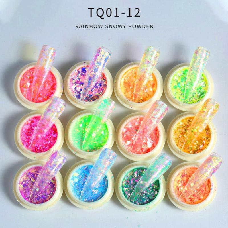 

Nail Glitter Powder Pearl Shell Shimmer Dust Laser Manicure Art Decor