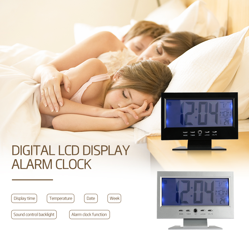 

Alarm Clock Tools Gadget Temperature Date Multi Function Accessories Device Digital