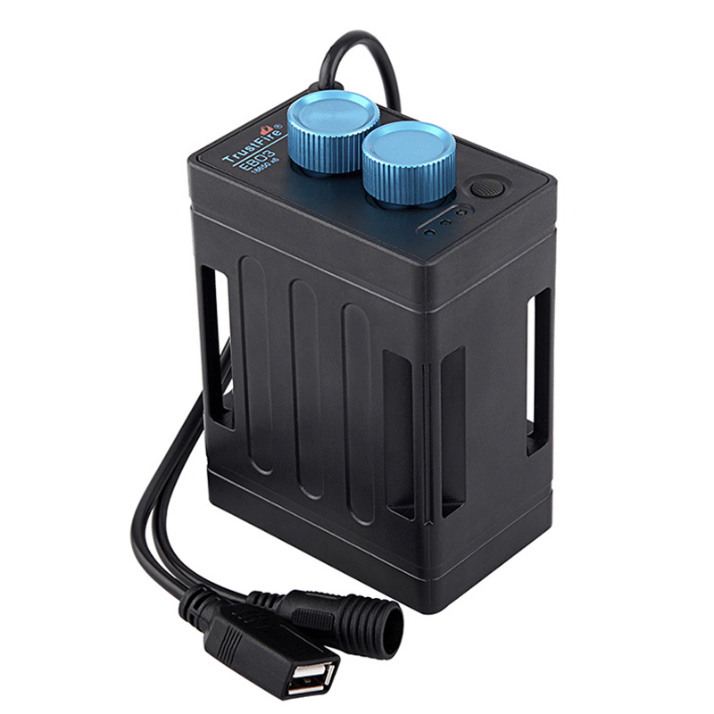 8.4V 4x 18650 Waterproof Battery Pack Case House Cover For Bicycle Bike Lamp XS