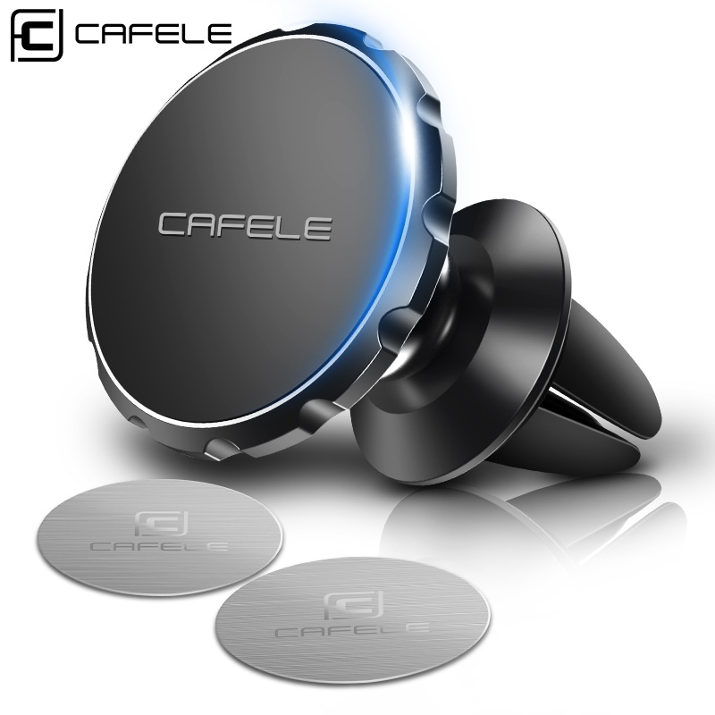 

Cafele Car Phone Holder Magnetic Air Vent Magnet Mobile Phone Car Holder For Cell Phone Car Mount Holder Universal, Black