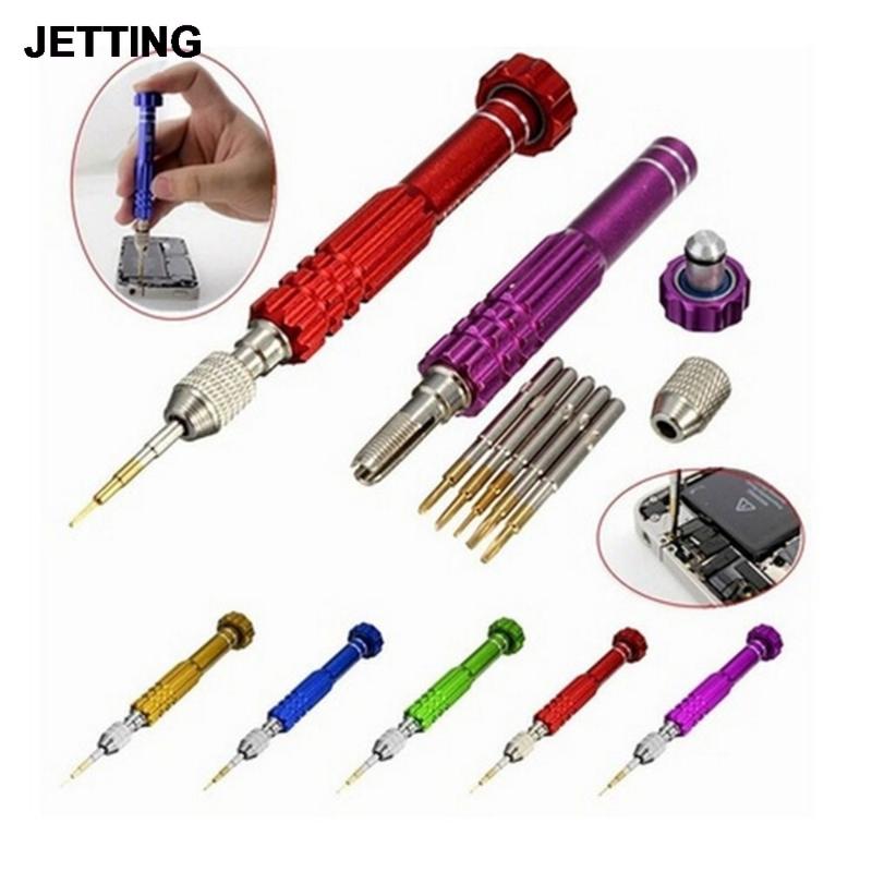 

5 in 1 QPtools Screwdriver Set Aluminum Alloy Precision for Samsung Galaxy Smart Phone Repair Dismantle Tool