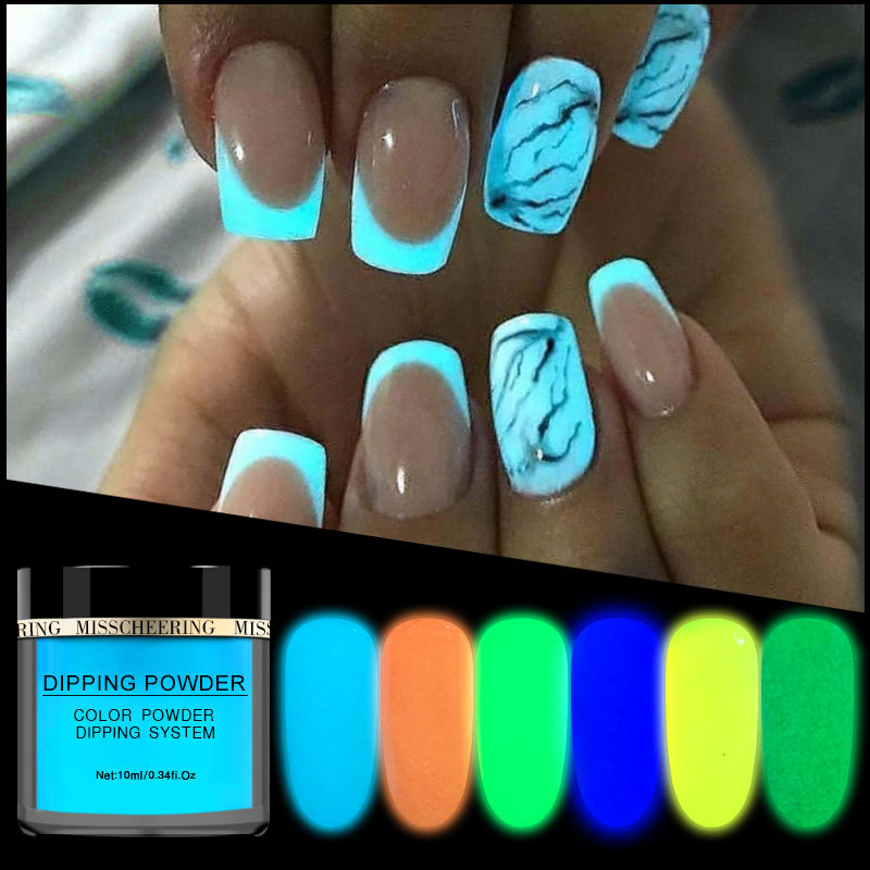 

Nail infiltration powder luminous color sticky powder acrylic nail