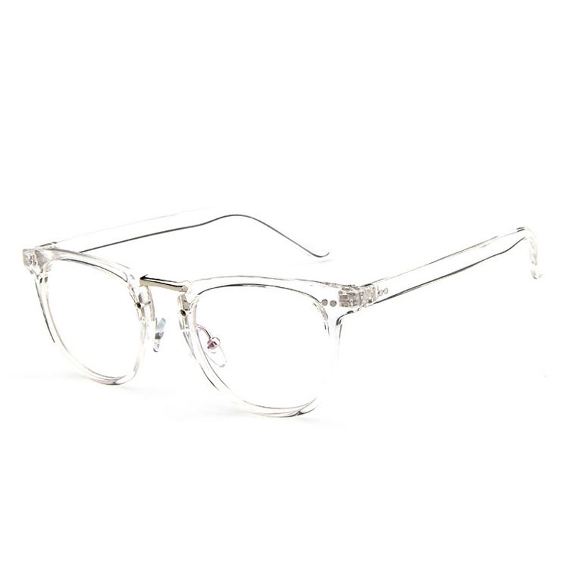 

Luxury-Popluar Square Glasses Frame Men 2018 High Quality Prescription Eye Optical rivet Glasses frame retro Women Spectacle Eyewear