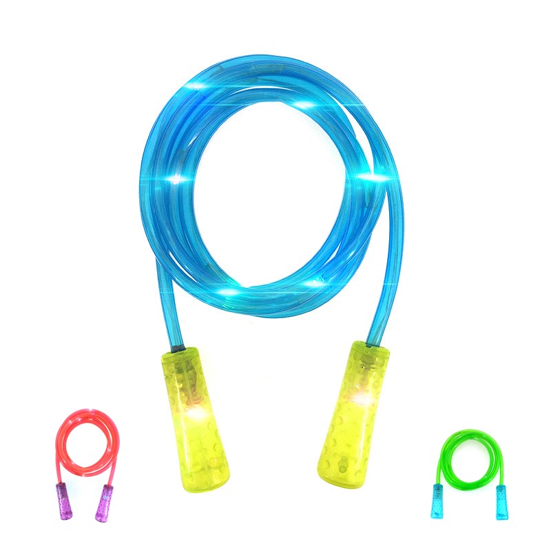 

2.5M Kids Toys Fitness Bodybuilding Exercise Colorful Changing LED Flashing Light Up Glow Skipping Jump Rope skipping jump rope