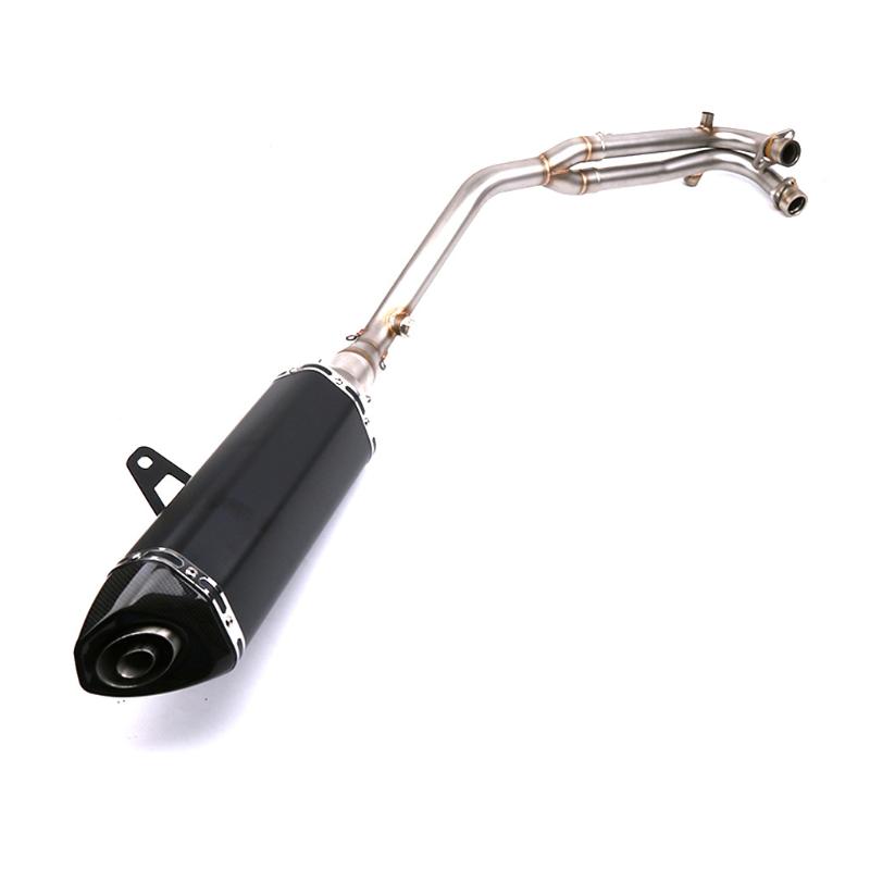 

Carbon Stainless Steel Exhaust Header Link Pipe Muffler DB Killer Sliencer For Tmax T MAX 530 Tmax530 DX SX 2013-2016