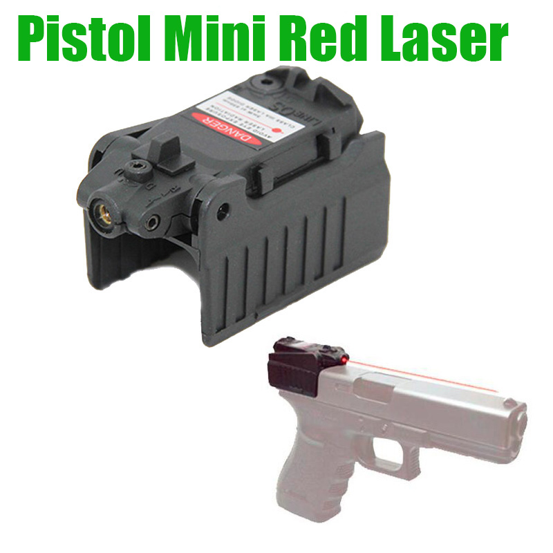 

Tactical Pistol Mini Red Laser Sight For G 17 18c 22 34 Series, Black