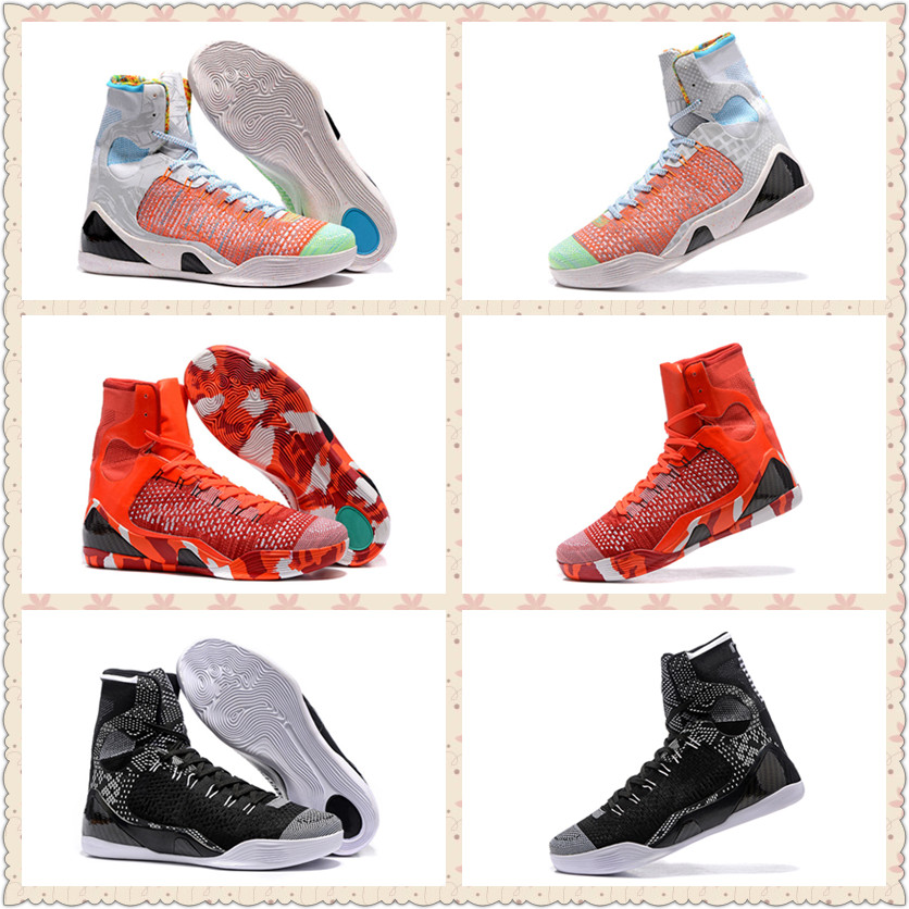 

What The ZK9 Elite Multi-Color Chlorine Blue-Black Men Basketball Shoes KB9 Elite BHM Black White Red Sports Trainer with box