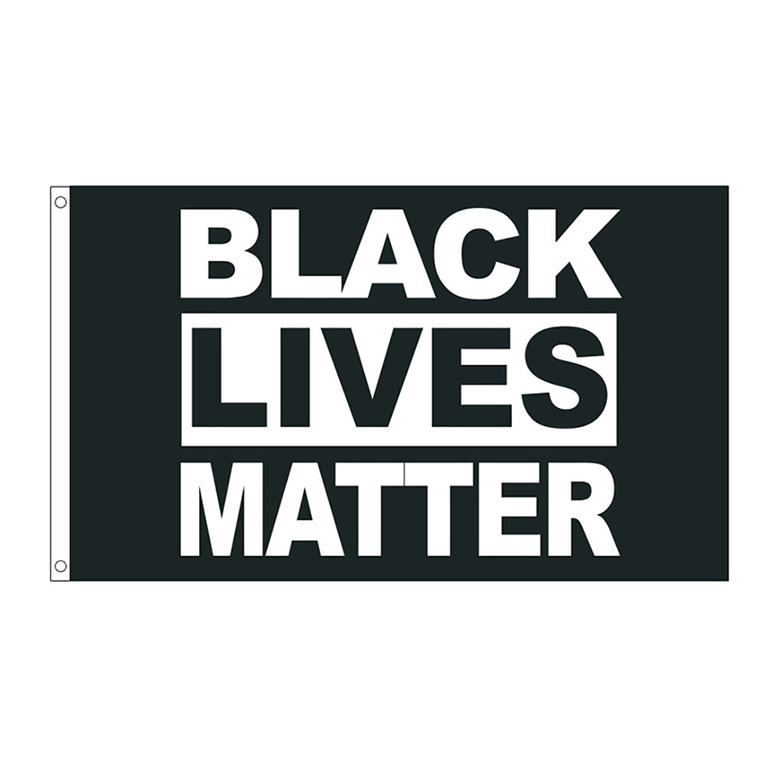 

90*150cm 3x5 fts Black Lives Matter Flag BLM Peace Protest Outdoor Banner direct factory wholesale