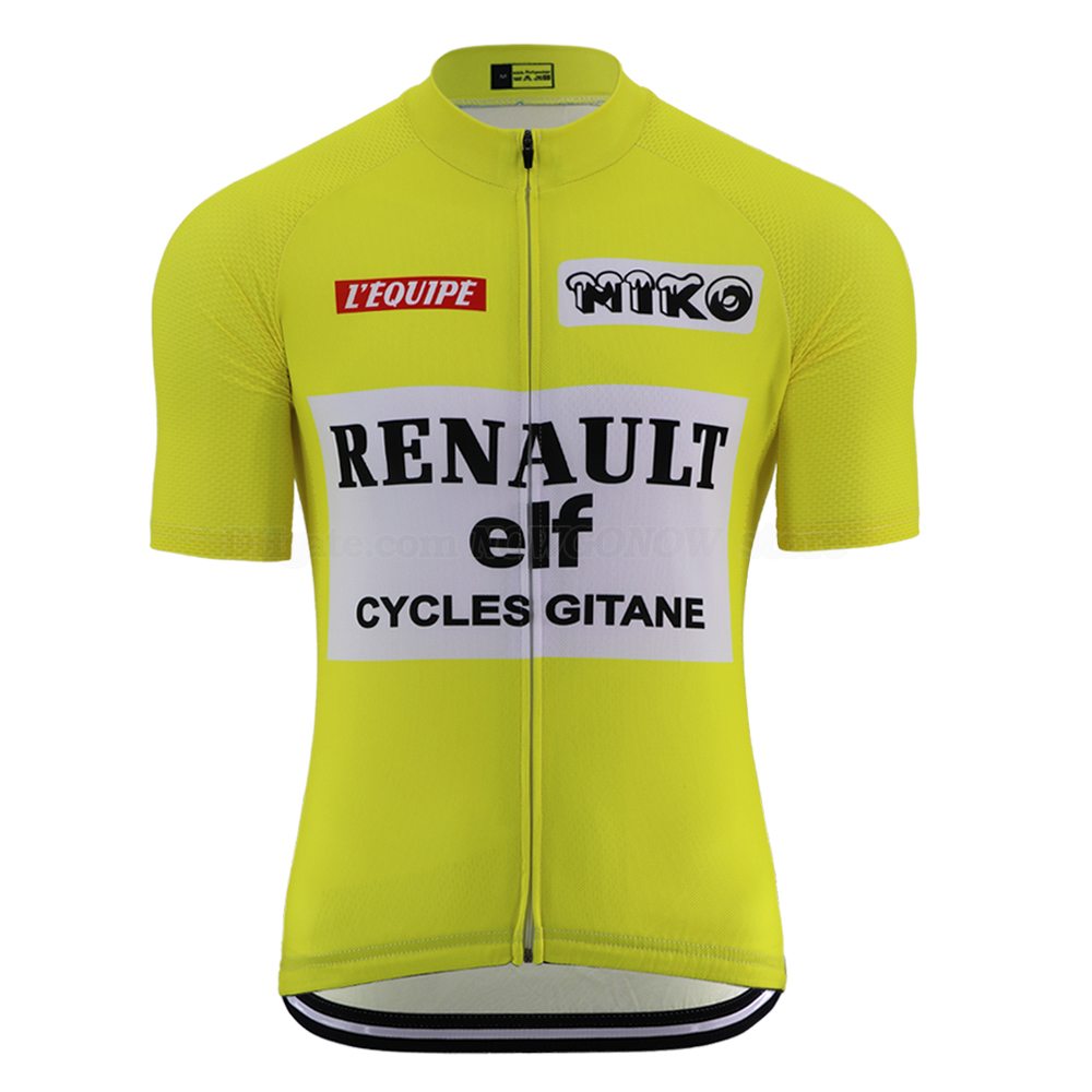 

Summer retro cycling jersey men classic yellow clothing bike wear team road mountain bike jersey short sleeve bicycle clothes tops, Black