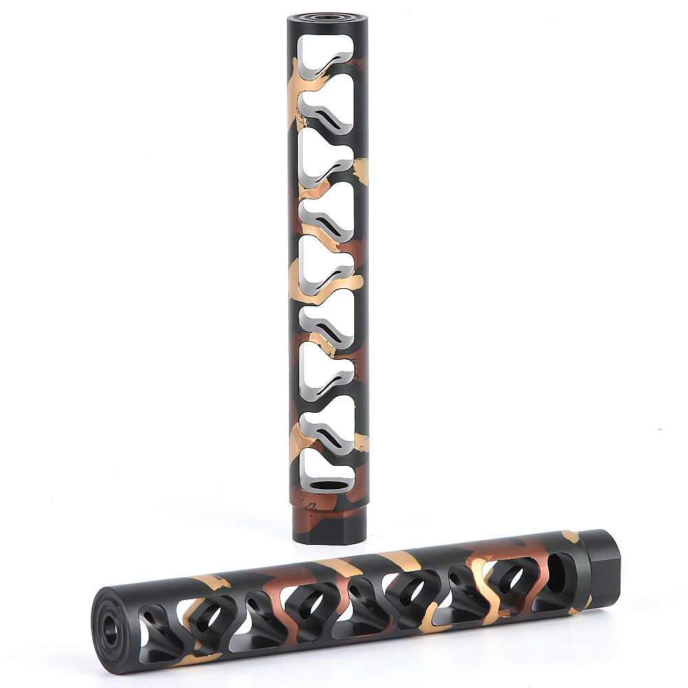 

6.5 Inch Length .223 5.56 1/2x28tpi 7075 Aluminium OD 1.0 muzzle brake, Customize