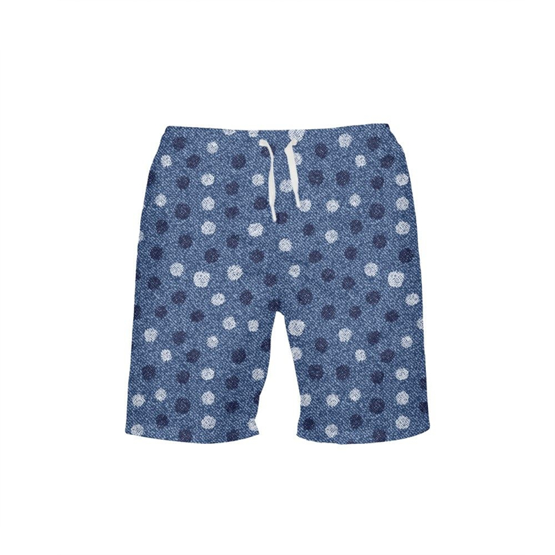 

2020 Jeans Print Men' Beach Shorts Swim Shorts Swimwear Trunks Board Swimming Pants Swimsuits Men Running Sports Surfing