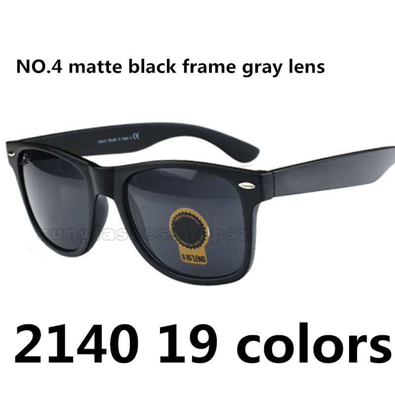 

Traveler Unisex classic sunglasses bright black matte black frame pure black lens 2140 Unpolarized Square sunglasses