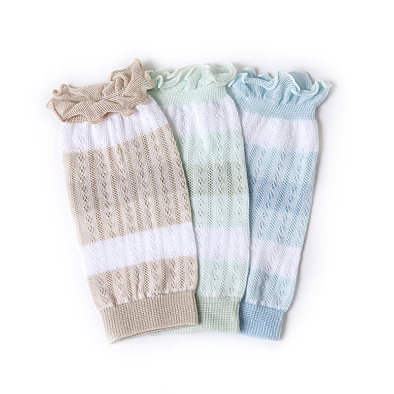 

Baby Summer Thin Mesh Neonatal Cuff Children Cotton Mesh Crawling Anti-Mosquito Relent Air Conditioning Socks Knee Pads Elbow, Brown