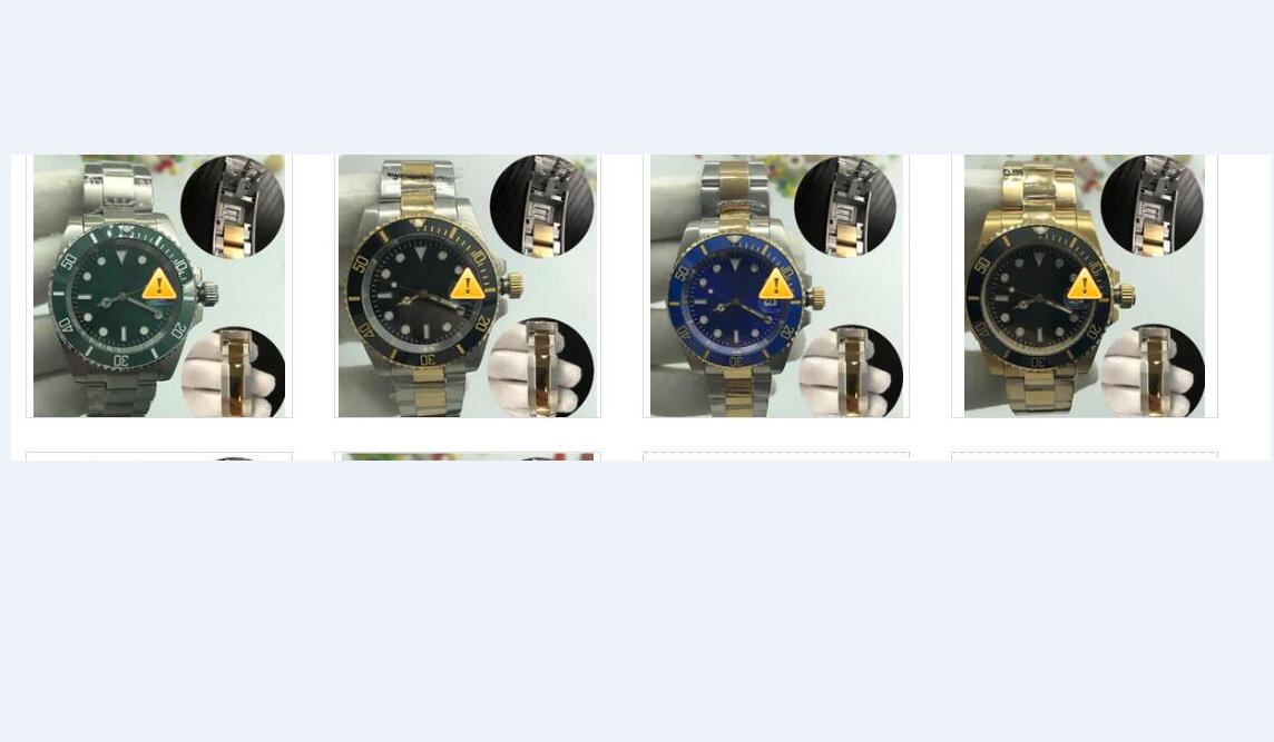 

Multi-color watches 116610 114060 40mm man watch Automatic Stainless Steel Bracelet Ceramic Bezel Gliding Buckle Blue Luminous