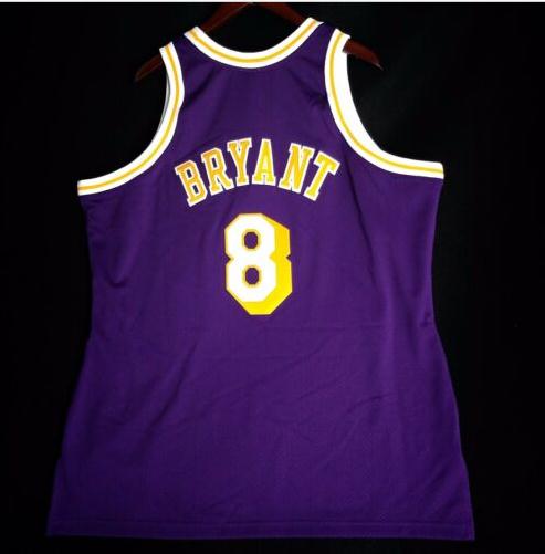 

rare retro Men Youth women Vintage K B Mitchell & Ness 96 97 College basketball Jersey Size S-4XL or custom any name or number jersey, Purple men s-4xl