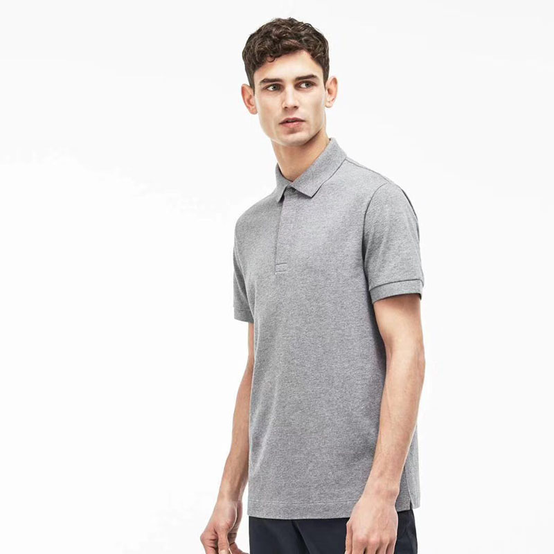 

hombre top colorful crocodile shirt Men Short sleeve Shirt camisa embroidered masculine high quality homme, Black