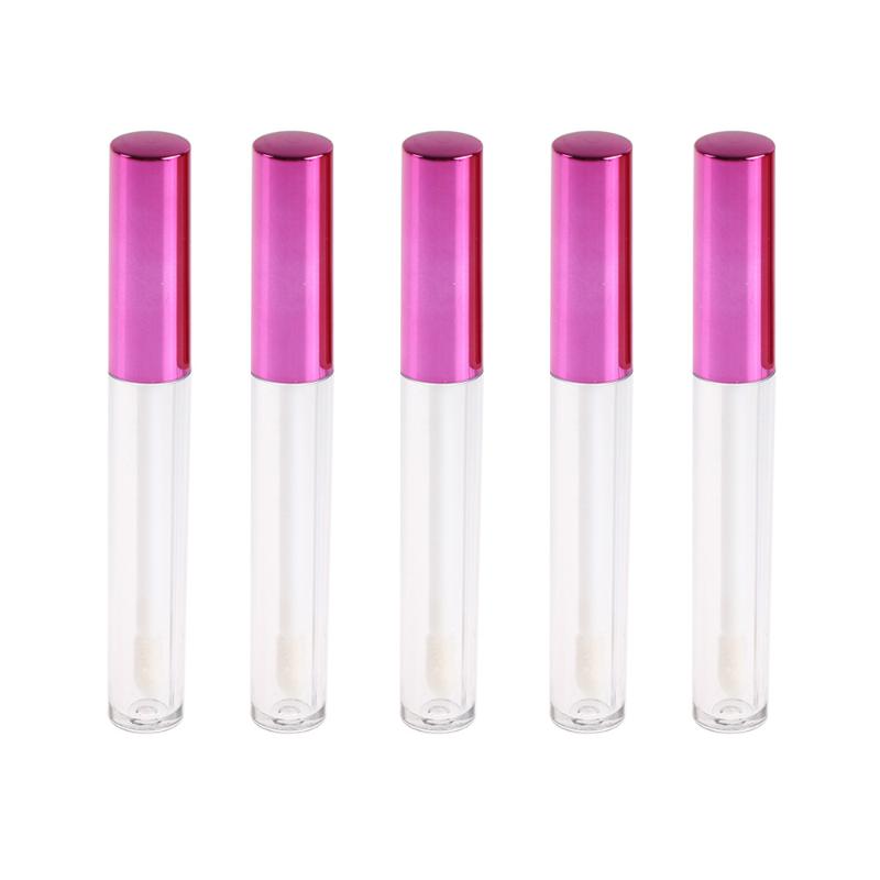 

5pcs/lot 2.5ML Plastic Lip Gloss Tube DIY Lip Gloss Containers Bottle Empty Cosmetic Container Tool Makeup Organizer