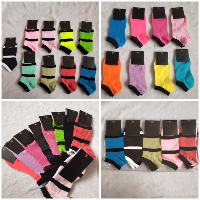 

Fashion Unisex Socks Short Socks Adult Ankle Sock Cheerleader Socks Multicolors Good Quality Cotton with Tags, Mixed colors