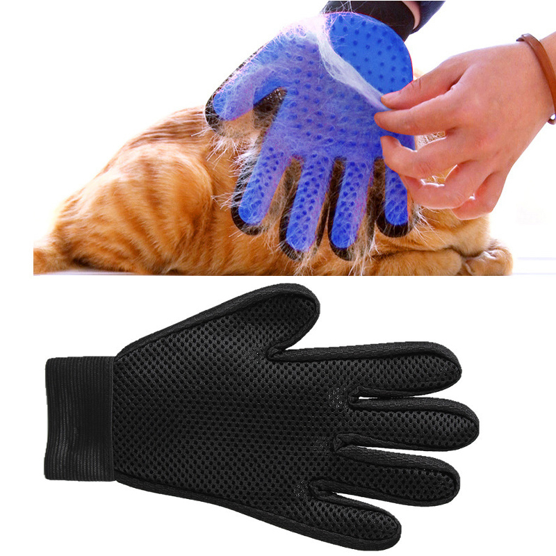 Pet Dog Cleaning Gloves Cat Dogs Bathing Massage Gloves Beauty Shower