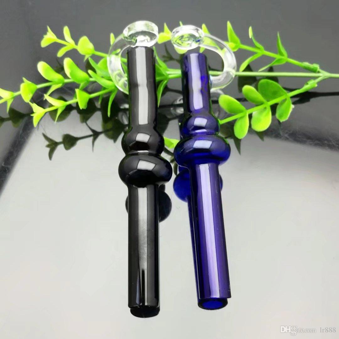 

Color band cap gourd pipe Wholesale Glass bongs Oil Burner Glass Water Pipes Oil Rigs Smoking Free